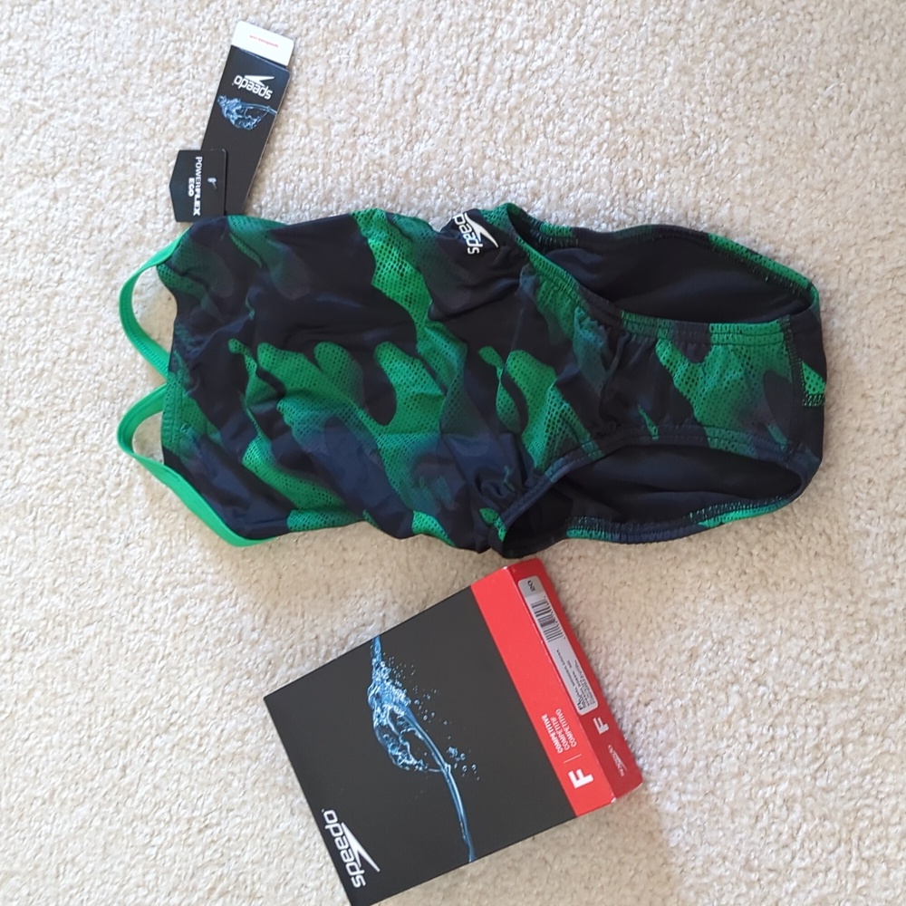 Speedo Powerflex Eco Green, Size 20